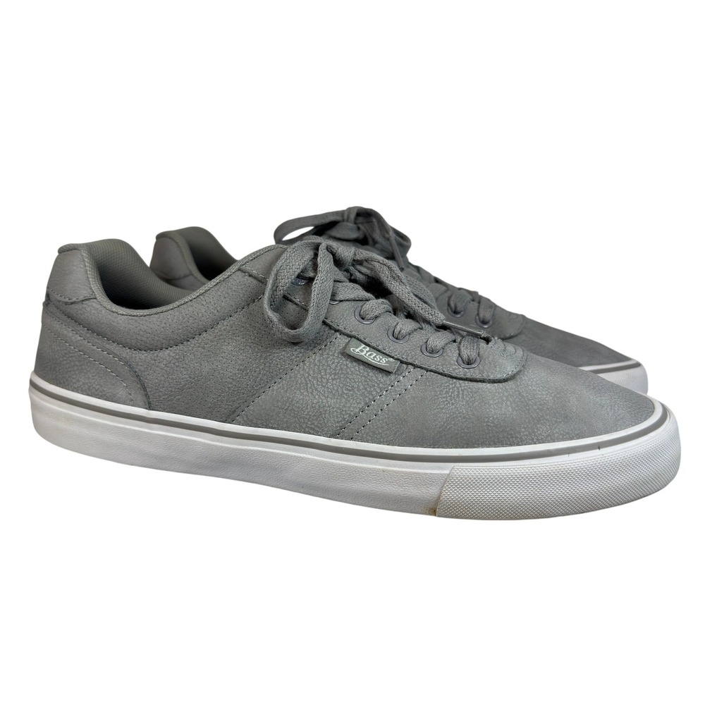 Bass Mens Sneakers Gray Lace Up Low Top Casual Shoes‎ Size 9.5